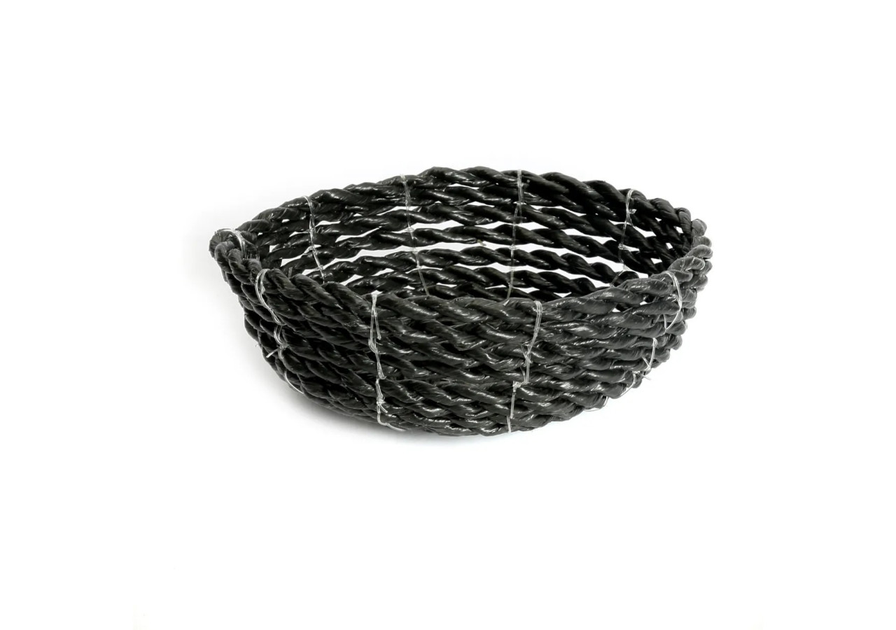 Bol en Herbe de Mer Noir - Élégant et Pratique - BAJN052B-S - Bazar Bizar