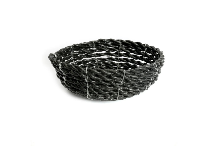 Bol en Herbe de Mer Noir - Élégant et Pratique - BAJN052B-S - Bazar Bizar