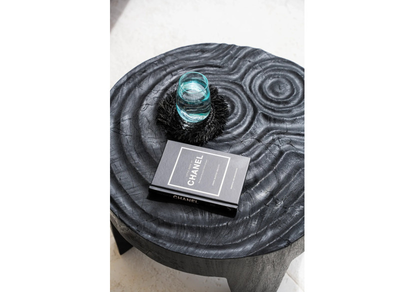 Sous-verre en Raphia - Noir - Élégance et légèreté - BAJN031B - Bazar Bizar