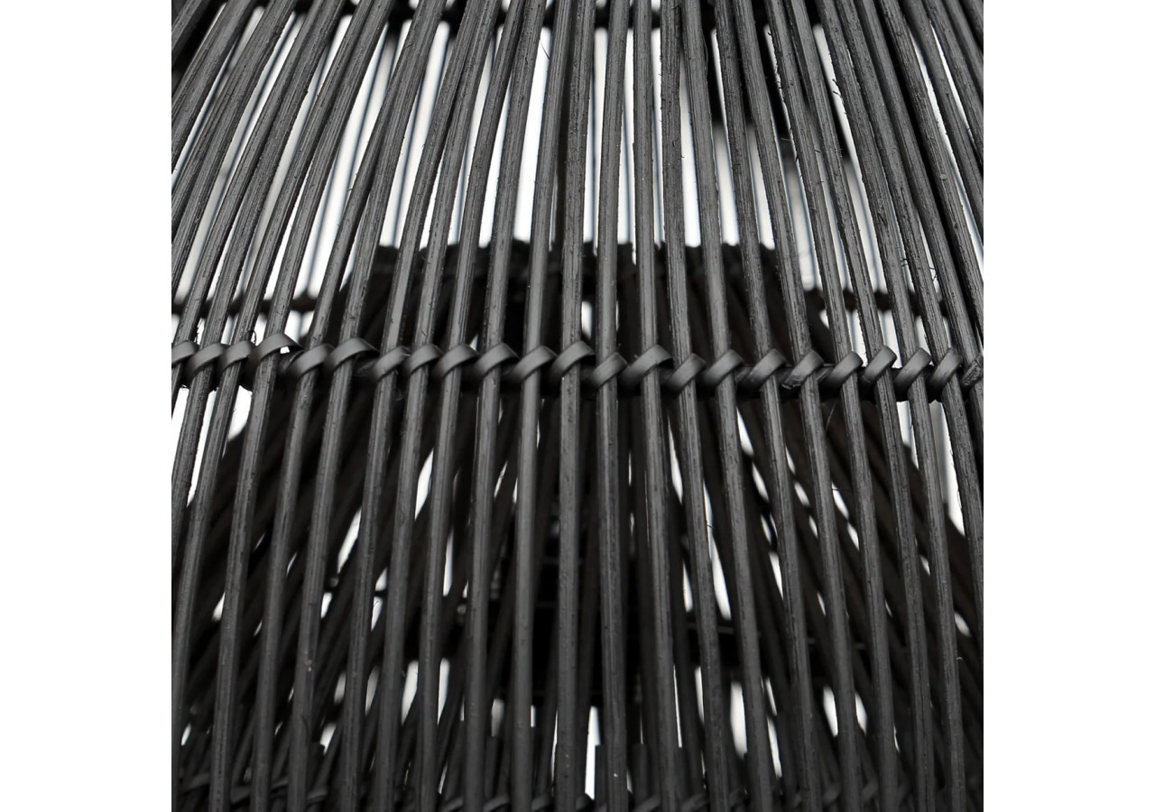 Suspension Rattan Trap - Noir - L - Élégance côtière - BAYU014B-L-55 - Bazar Bizar