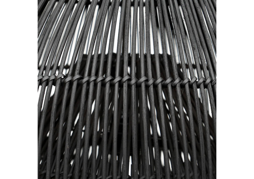 Suspension Rattan Trap - Noir - L - Élégance côtière - BAYU014B-L-55 - Bazar Bizar