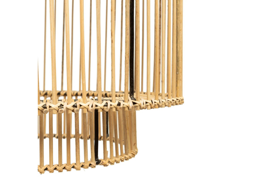 Suspension Rattan Colonial - Élégance Artisanale - JABR029N - Bazar Bizar