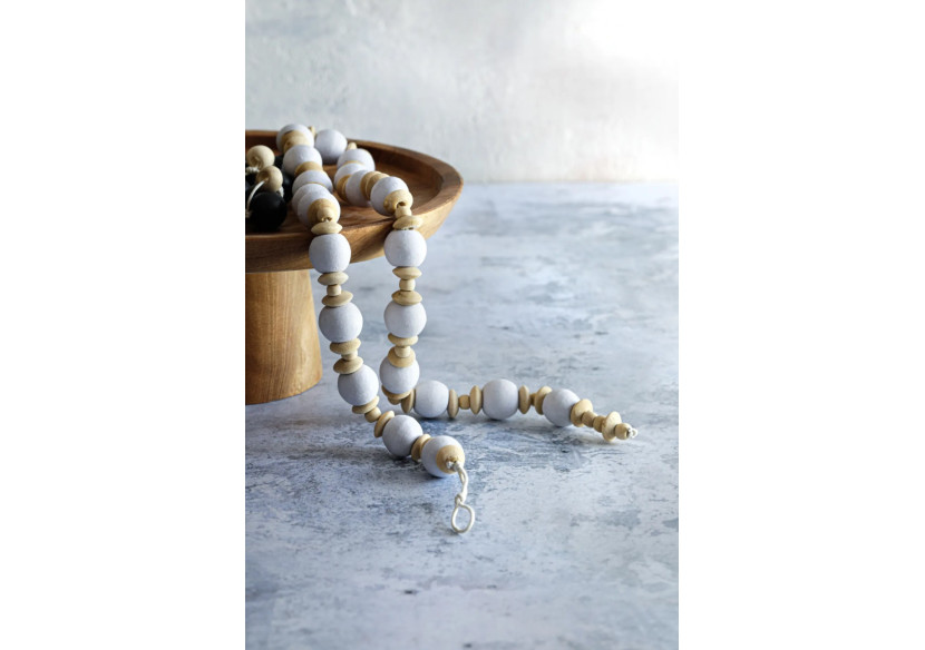Collier Canggu - Blanc Naturel - Élégance Naturelle - JABR024NW - Bazar Bizar