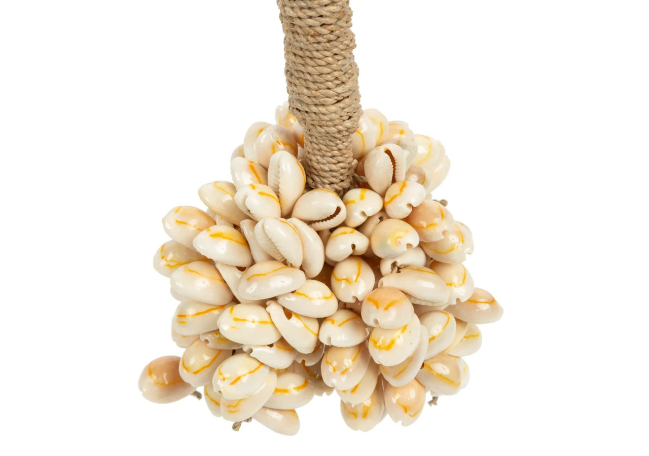 Tassel en Coquillage Vanilla - Élégance Artisanale - BALE047WY - Bazar Bizar