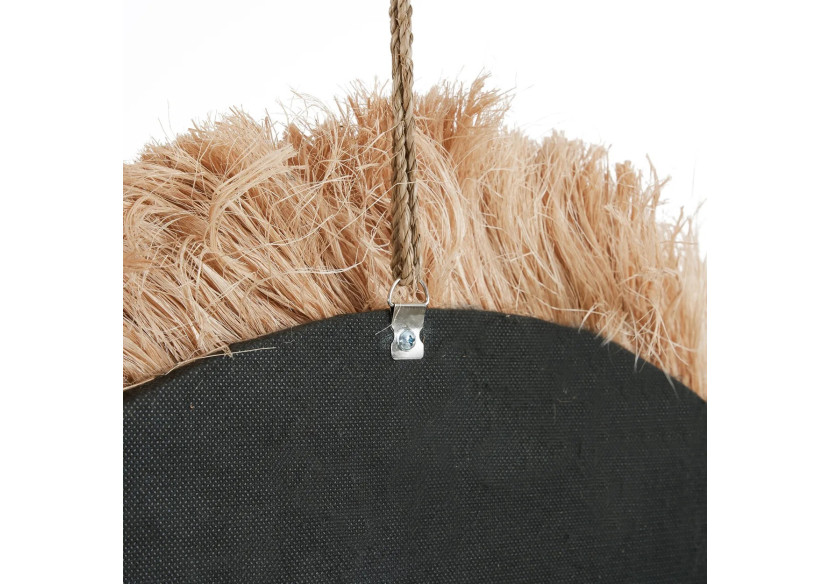 Miroir Capri - Naturel - L - Élégance Naturelle - JAPA026N-L-85 - Bazar Bizar