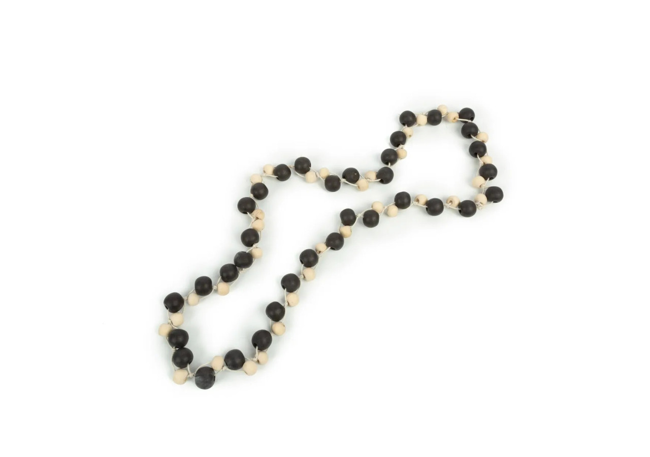 Collier Canggu - Noir Naturel - Élégance Bohème - JABR024NB - Bazar Bizar