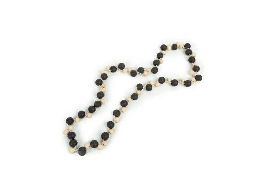 Collier Canggu - Noir Naturel - Élégance Bohème - JABR024NB - Bazar Bizar