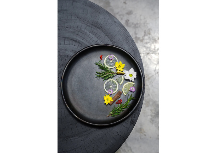 Assiette classique brûlée - Noir - Grande - JAES009B-L - Bazar Bizar Assiette classique brûlée - Noir - Grande - JAES009B-L - Bazar Bizar