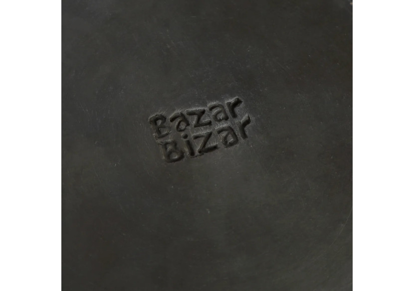 Assiette classique brûlée - Noir - Grande - JAES009B-L - Bazar Bizar Assiette classique brûlée - Noir - Grande - JAES009B-L - Bazar Bizar