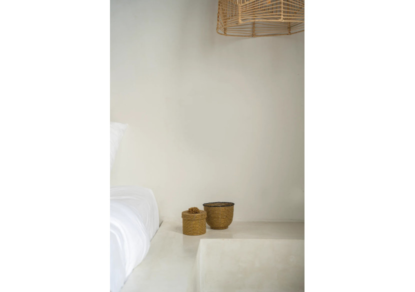 Panier en perles - Or - Moyenne - BABE012G-M - Bazar Bizar