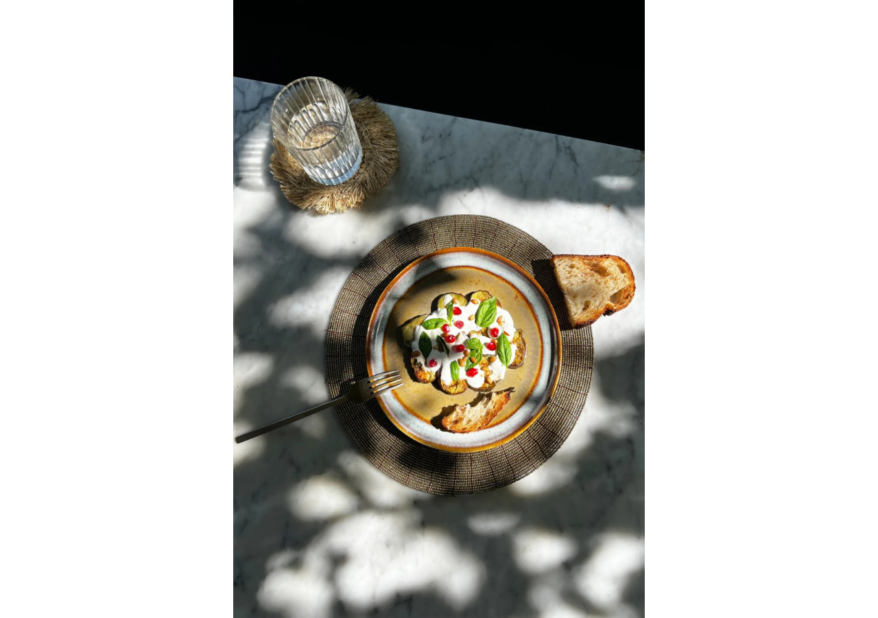 Set de sous-assiettes en perles - Or - 40 - BABE003G-30 - Bazar Bizar