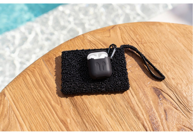 Portefeuille perle noire - Élégance bohème - BABE009B - Bazar Bizar 2