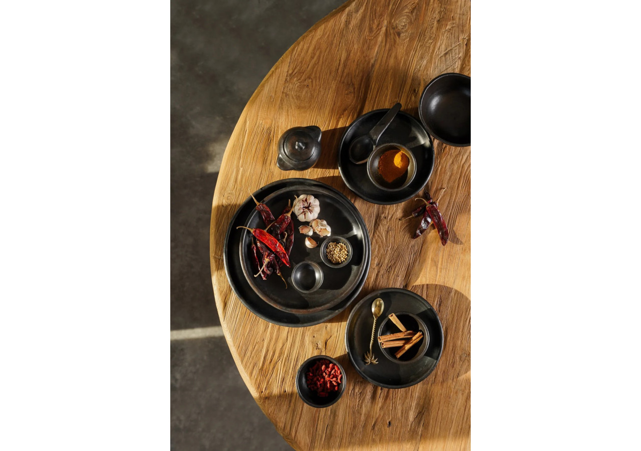 Bol Brûlé - Terracotta noir pour une touche vintage - JAES005B-S - Bazar Bizar