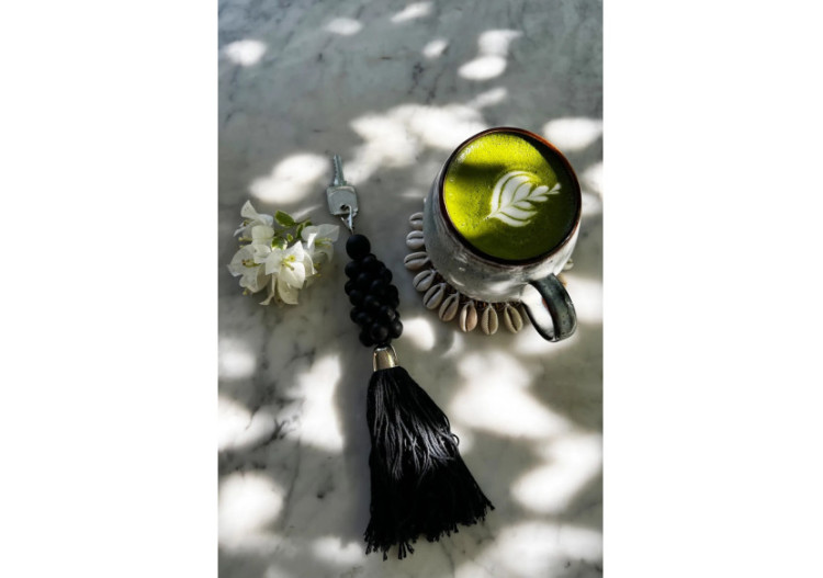 Porte-clés en perles de bois - Accessoire bohème - BALE059B - Bazar Bizar 2