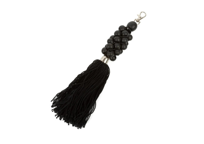 Porte-clés en perles de bois - Accessoire bohème - BALE059B - Bazar Bizar