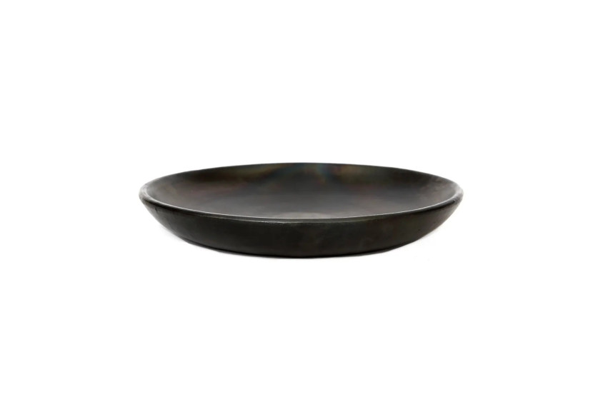Assiette Brûlée - Terracotta noire pour repas élégants - JAES009B-M - Bazar Bizar Assiette Brûlée - Terracotta noire pour repas élégants - JAES009B-M - Bazar Bizar