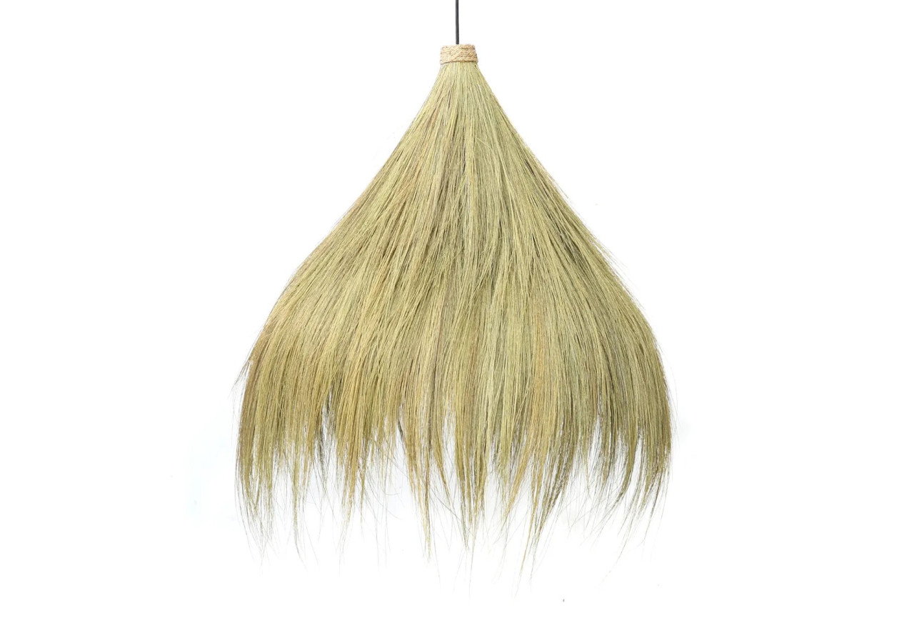 Suspension Rayung Hut - Lampe naturelle en herbe - JAPA011N-L-50 - Bazar Bizar