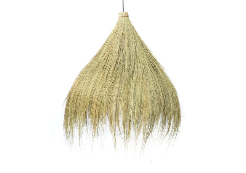 Suspension Rayung Hut - Lampe naturelle en herbe - JAPA011N-L-50 - Bazar Bizar