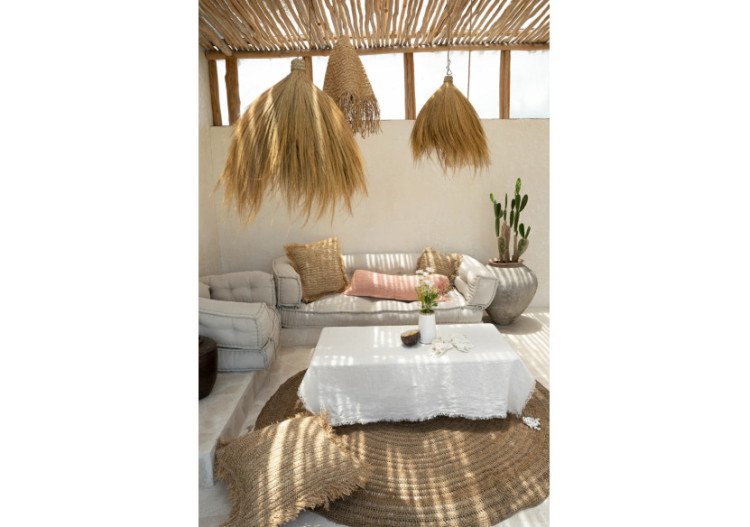 Suspension Rayung Hut - Lampe naturelle en herbe - JAPA011N-L-50 - Bazar Bizar 2