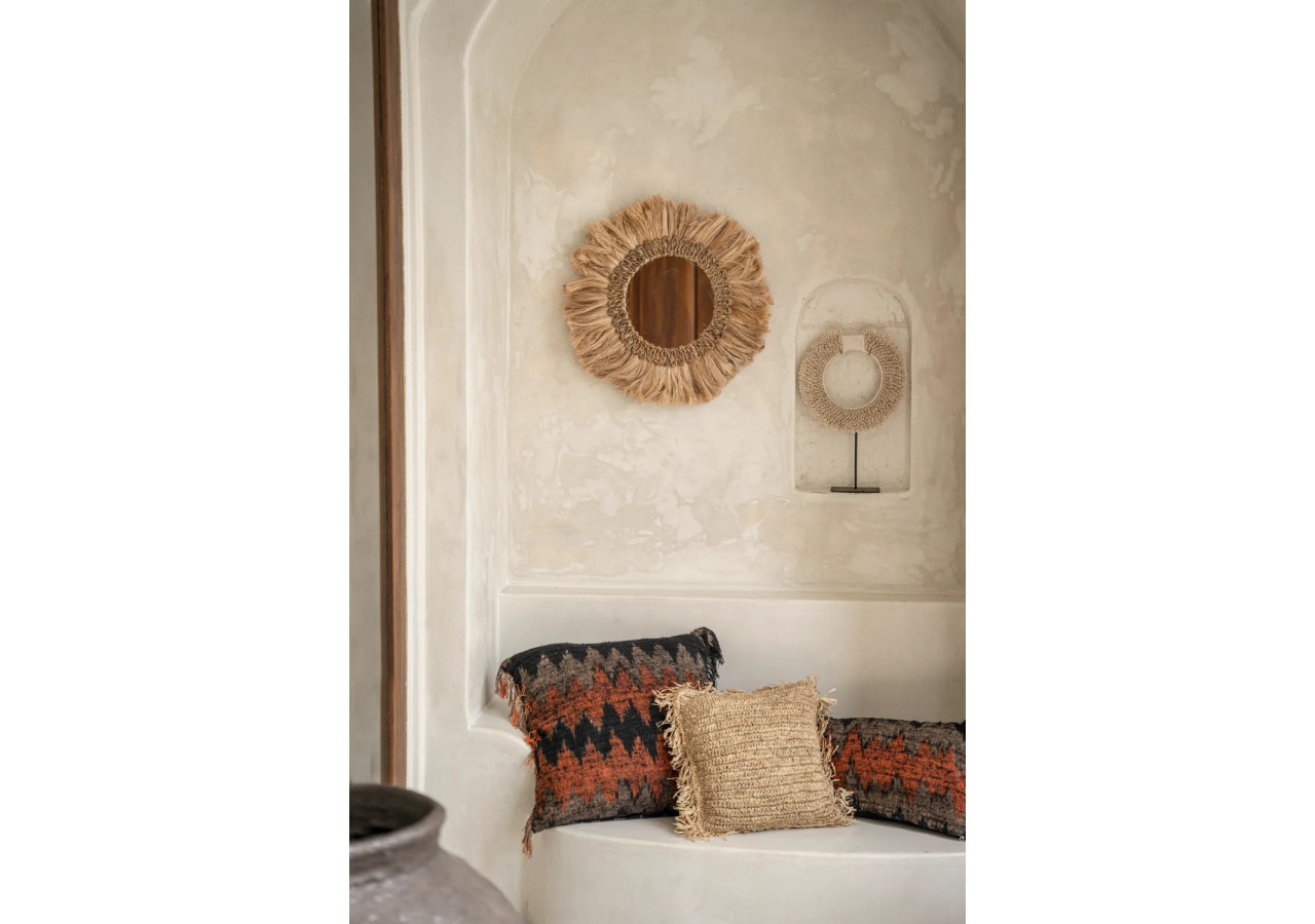 Miroir Mowgli - Naturel - M, Chic et Élégant - JAPA005N-M-60 - Bazar Bizar