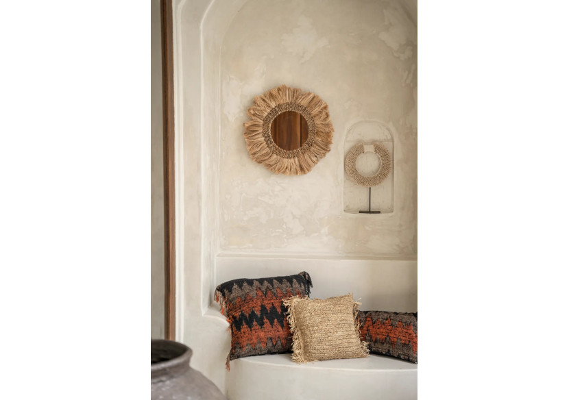 Miroir Mowgli - Naturel - M, Chic et Élégant - JAPA005N-M-60 - Bazar Bizar