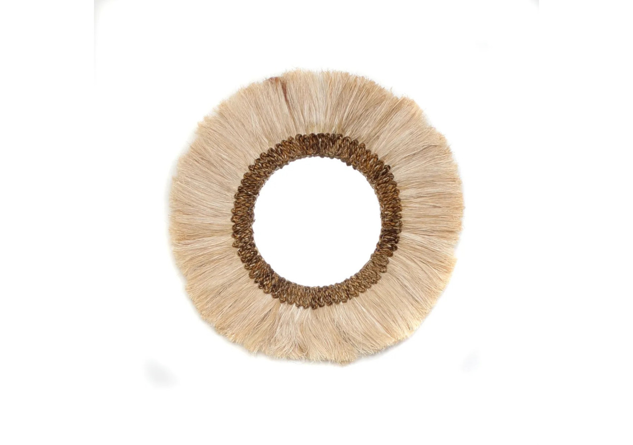 Miroir Mowgli - Naturel - M, Chic et Élégant - JAPA005N-M-60 - Bazar Bizar