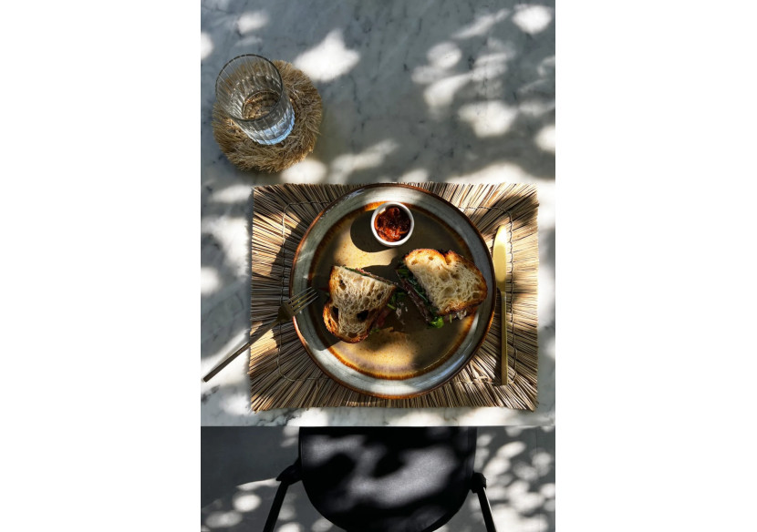 Set de Sous-plat Alang Alang - Rectangulaire - Naturel_40 - JAES004N-40x30 - Bazar Bizar