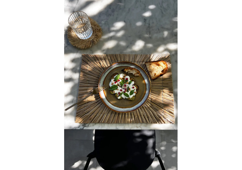 Set de Sous-plat Alang Alang - Rectangulaire - Naturel_40 - JAES004N-40x30 - Bazar Bizar