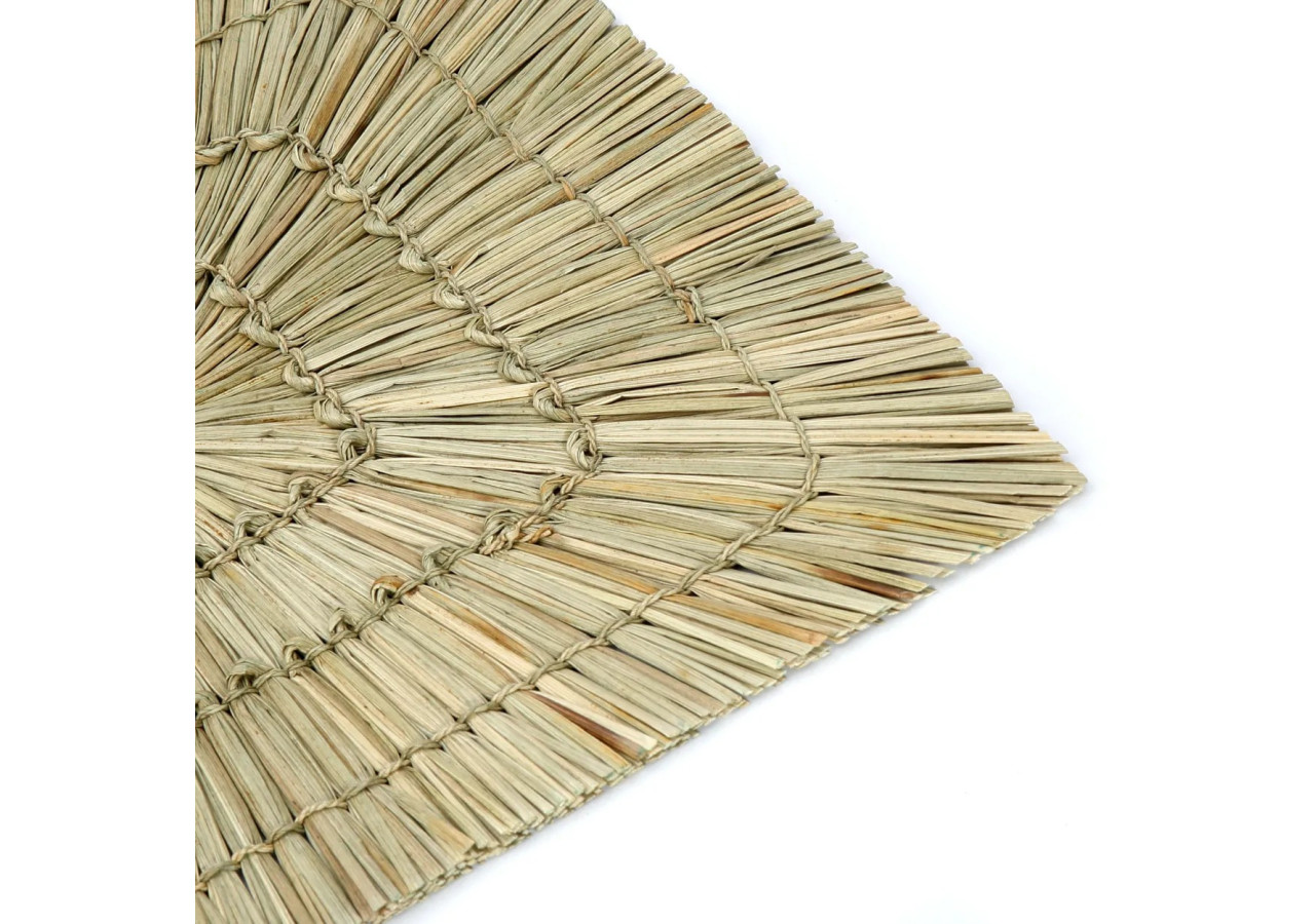 Set de Sous-plat Alang Alang - Rectangulaire - Naturel_40 - JAES004N-40x30 - Bazar Bizar