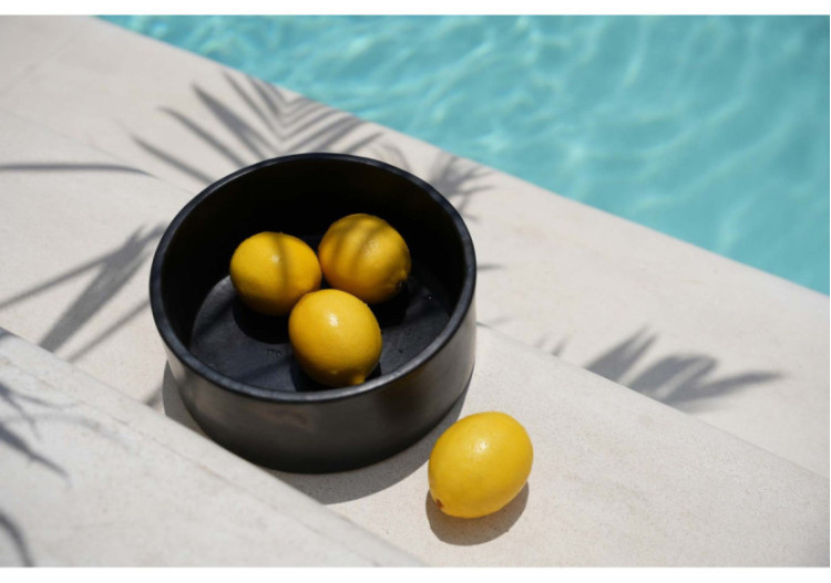 Bol cylindrique brûlé - Noir - Set de 3 - JAES001B-SET3 - Bazar Bizar 2