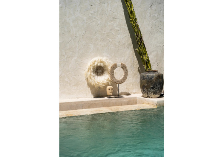 Affichage Juju côtier sur support - Blanc - BALE015W-S-40 - Bazar Bizar 2