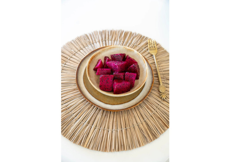 Set de sous-assiettes ALANG ALANG - Ronde en naturel - JAES003N-38 - Bazar Bizar 2