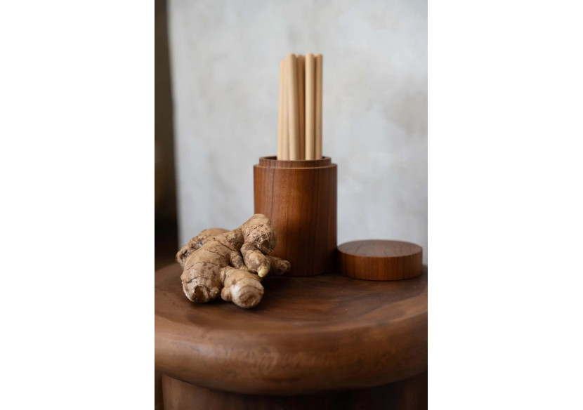 Pailles en bambou - Set de 10 avec brosse de nettoyage - BASU002 - Bazar Bizar