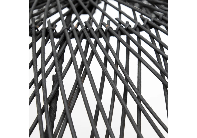 Pendentif Rattan Chapeau - Noir - Grand - BAYU015B-L-75x20 - Bazar Bizar Pendentif Rattan Chapeau - Noir - Grand - BAYU015B-L-75x20 - Bazar Bizar