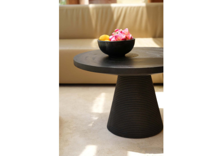 Bol en Terracotta Brûlé - Noir - Grand - JAES005B-L - Bazar Bizar 2