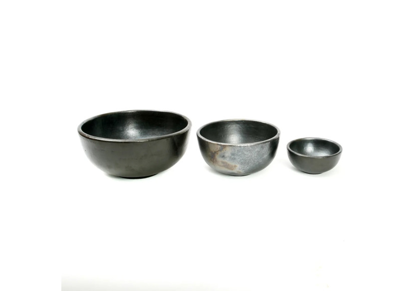 Bol en Terracotta Brûlé - Noir - Grand - JAES005B-L - Bazar Bizar Bol en Terracotta Brûlé - Noir - Grand - JAES005B-L - Bazar Bizar