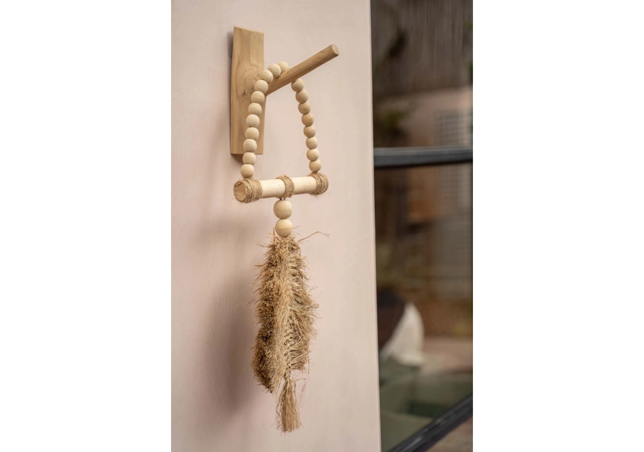 Tassel en Raffia - Fait Main par Artisans Balinais - BALE052N - Bazar Bizar