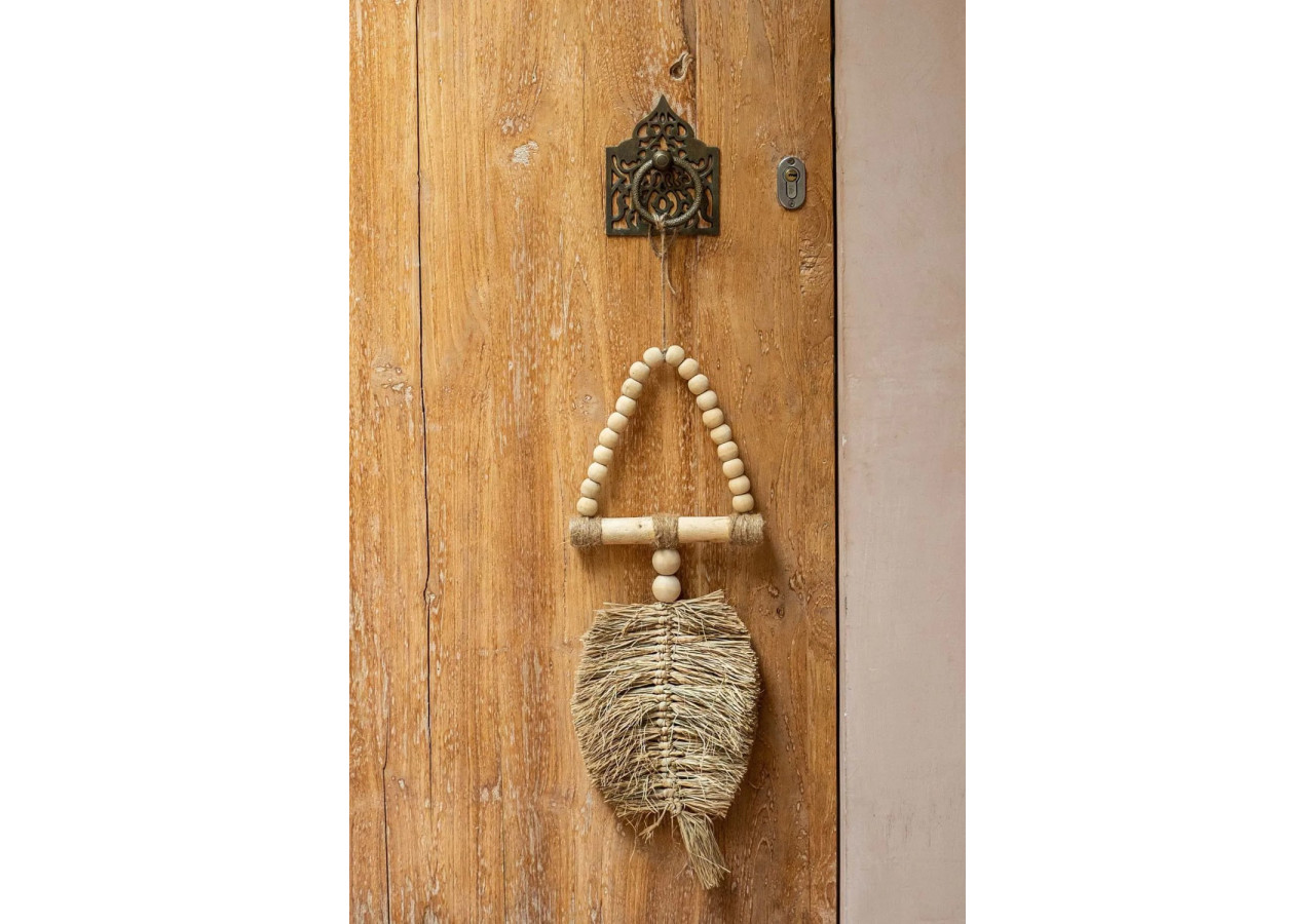 Tassel en Raffia - Fait Main par Artisans Balinais - BALE052N - Bazar Bizar