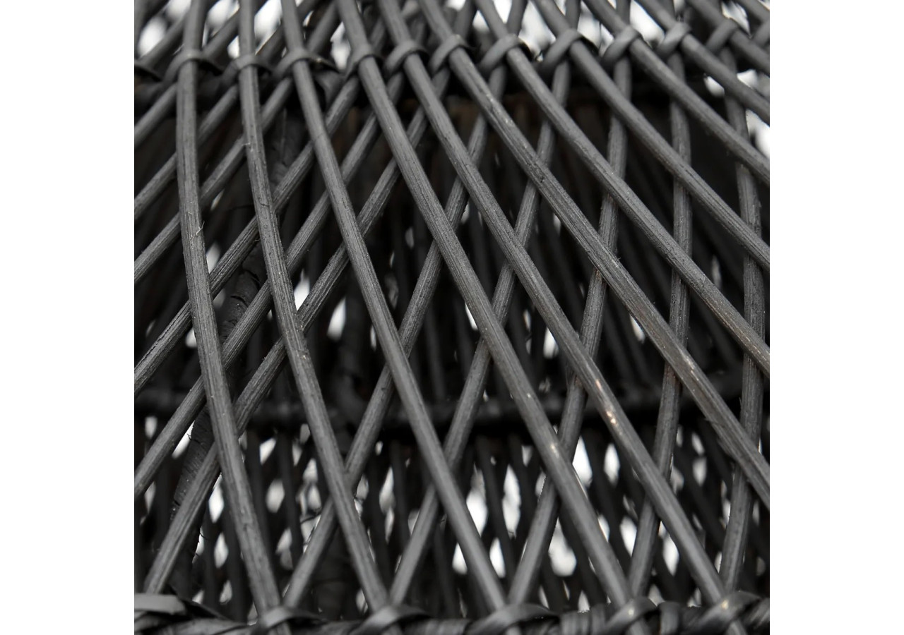 Pendentif Rattan Nuage - Noir - Moyen - BAYU013B-M-60 - Bazar Bizar