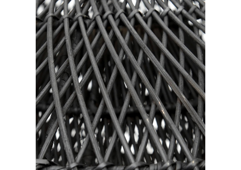 Pendentif Rattan Nuage - Noir - Moyen - BAYU013B-M-60 - Bazar Bizar