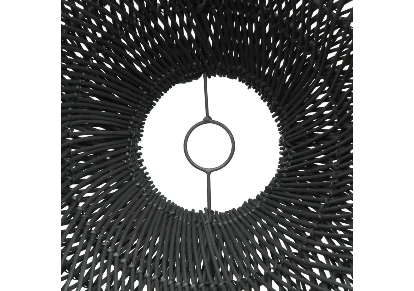 Pendentif Rattan Nuage - Noir - Moyen - BAYU013B-M-60 - Bazar Bizar
