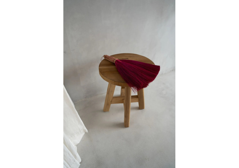 Balai en Paille - Rose - Artisanale Indonésienne - JAAT009Pi - Bazar Bizar