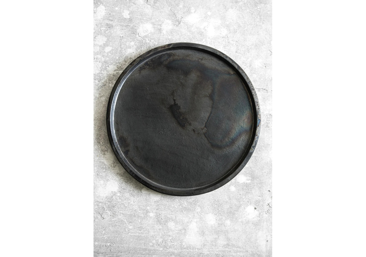 Assiette Brûlée - Noire - Taille L - JAES006B-L - Bazar Bizar