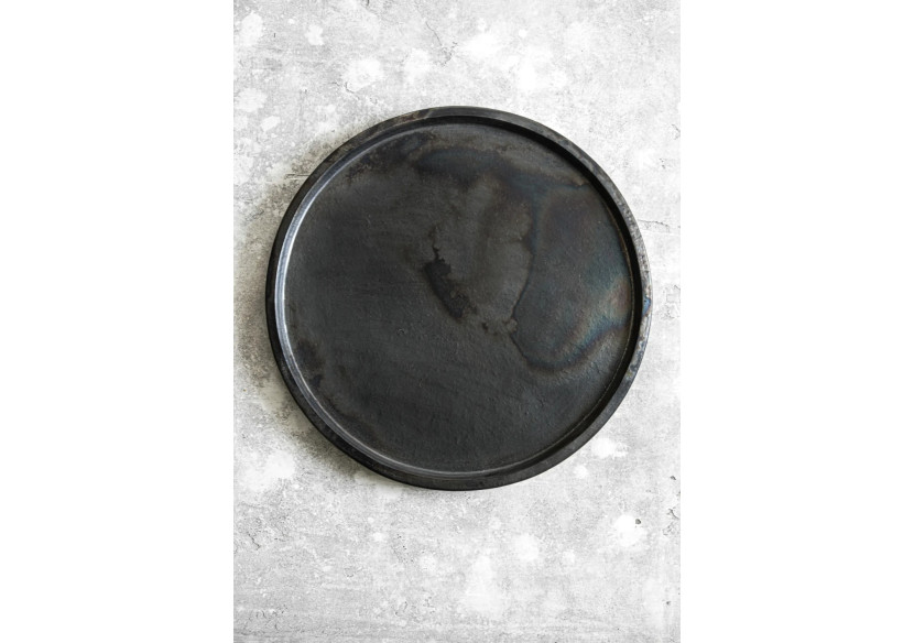 Assiette Brûlée - Noire - Taille L - JAES006B-L - Bazar Bizar