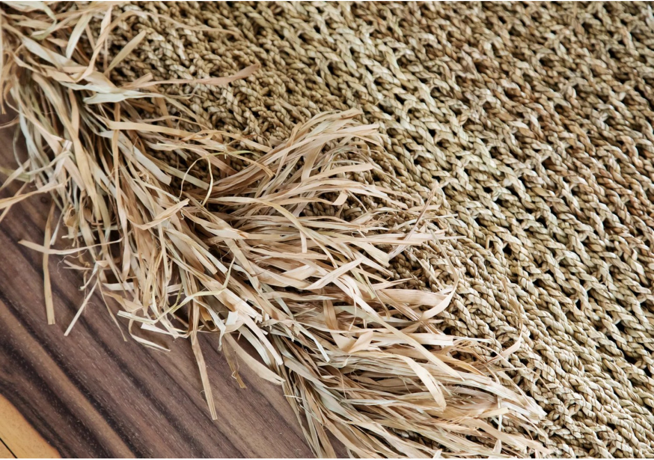 Tapis FRINGED - Naturel - 180x240 cm - BAJN009N-180x240 - Bazar Bizar