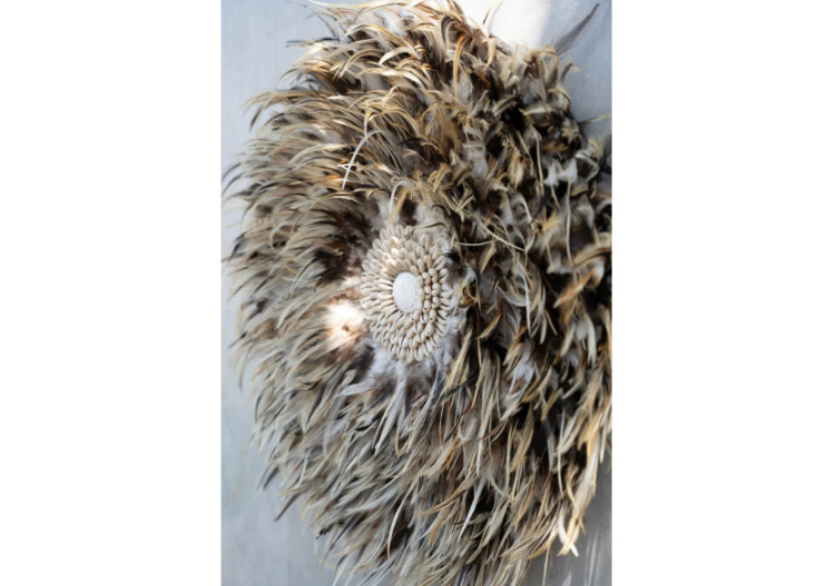 Affichage de plumes Coastal Juju - Gris brun - Élégance boho - BALE015GBr-L-60 - Bazar Bizar 2