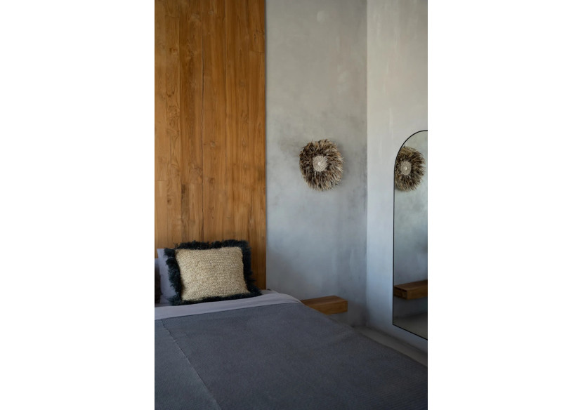 Affichage de plumes Coastal Juju - Gris brun - Élégance boho - BALE015GBr-L-60 - Bazar Bizar