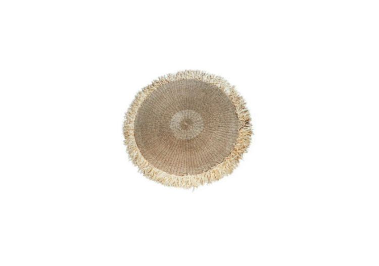 Tapis FRINGED - Naturel -...