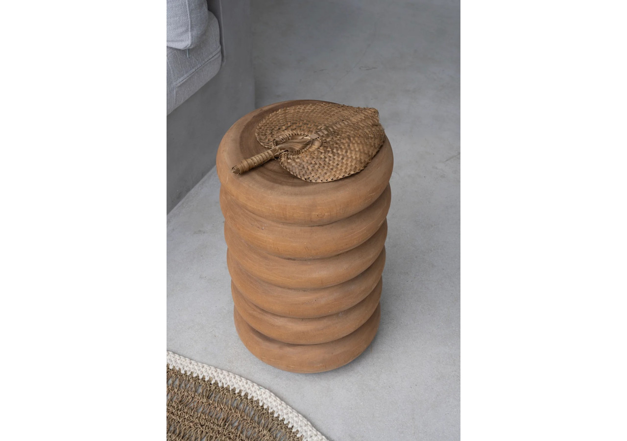 Éventail Naturel - Artisanat Balinais en Bambou - BAJN115N-S - Bazar Bizar