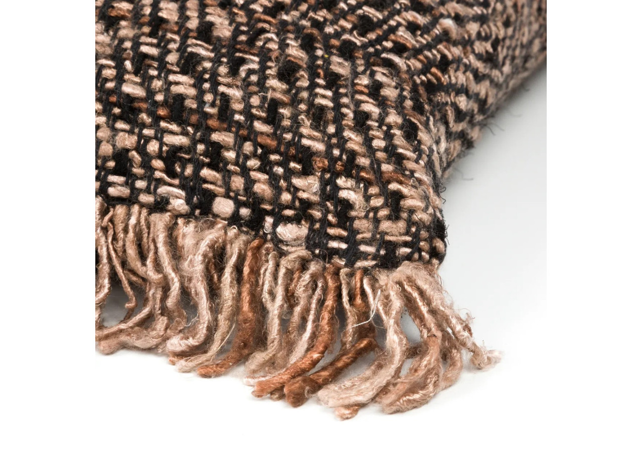 Housse de Coussin Oh My Gee - Noir Cuivre 60x60 - INIE001BCo-60x60 - Bazar Bizar